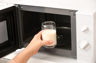 Milk Warming In Microwave